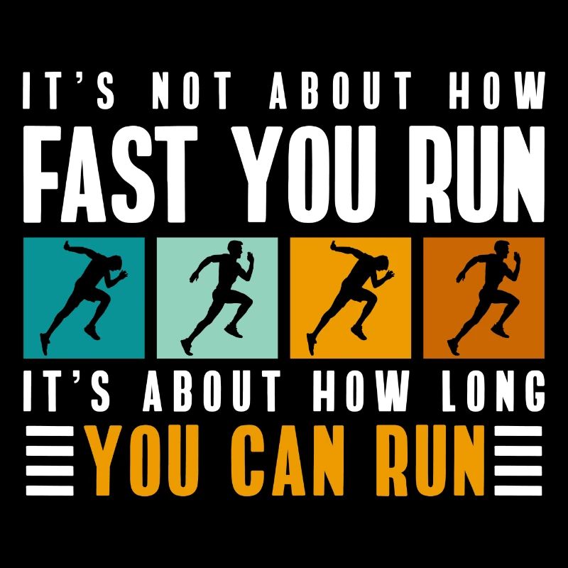 Marathon runner sprinter