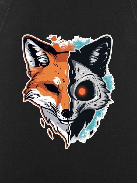 Halloween Fox Skeleton