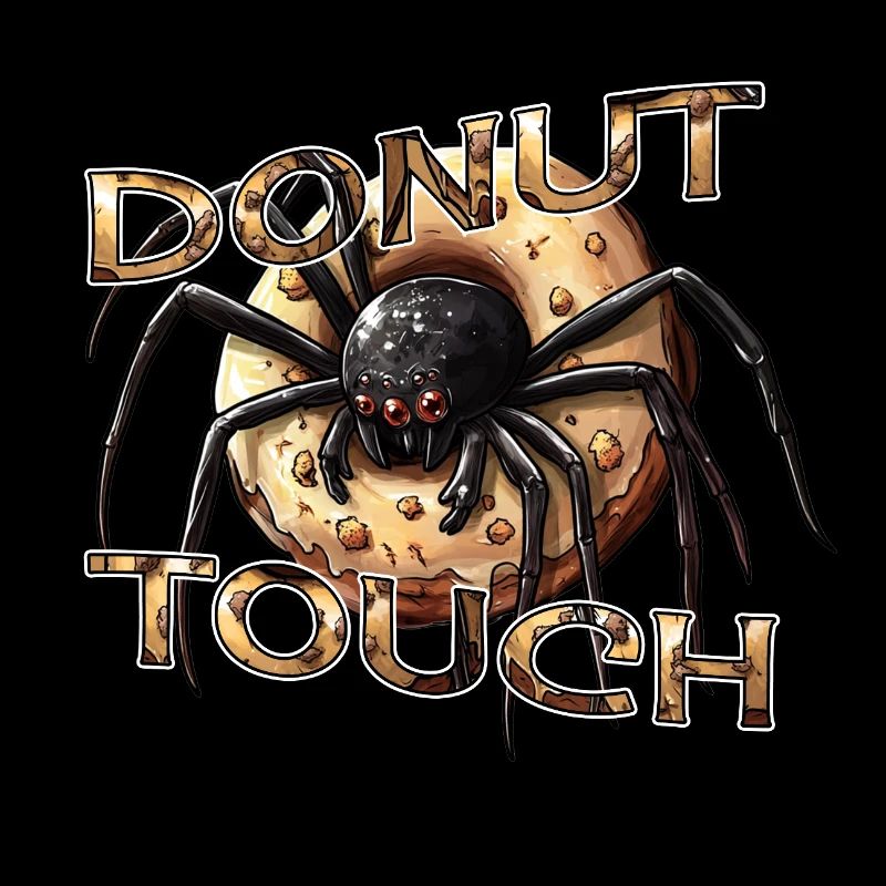 Donut Spider Jeu de mots drôle
