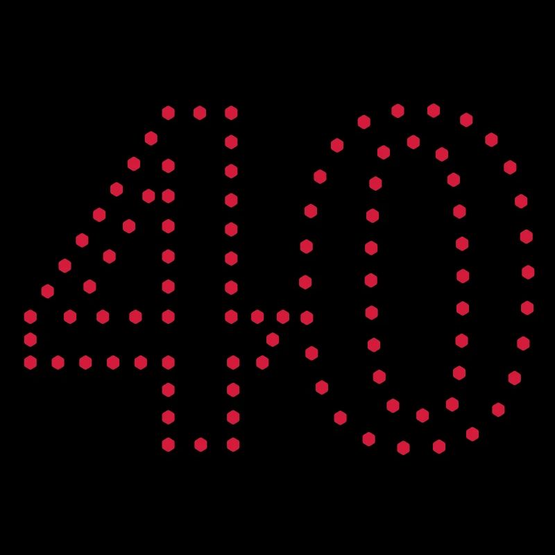 nombre de spot numéro 40/40 de pointillé (1c)