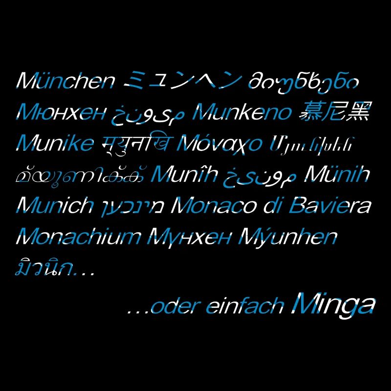 Munich blue white