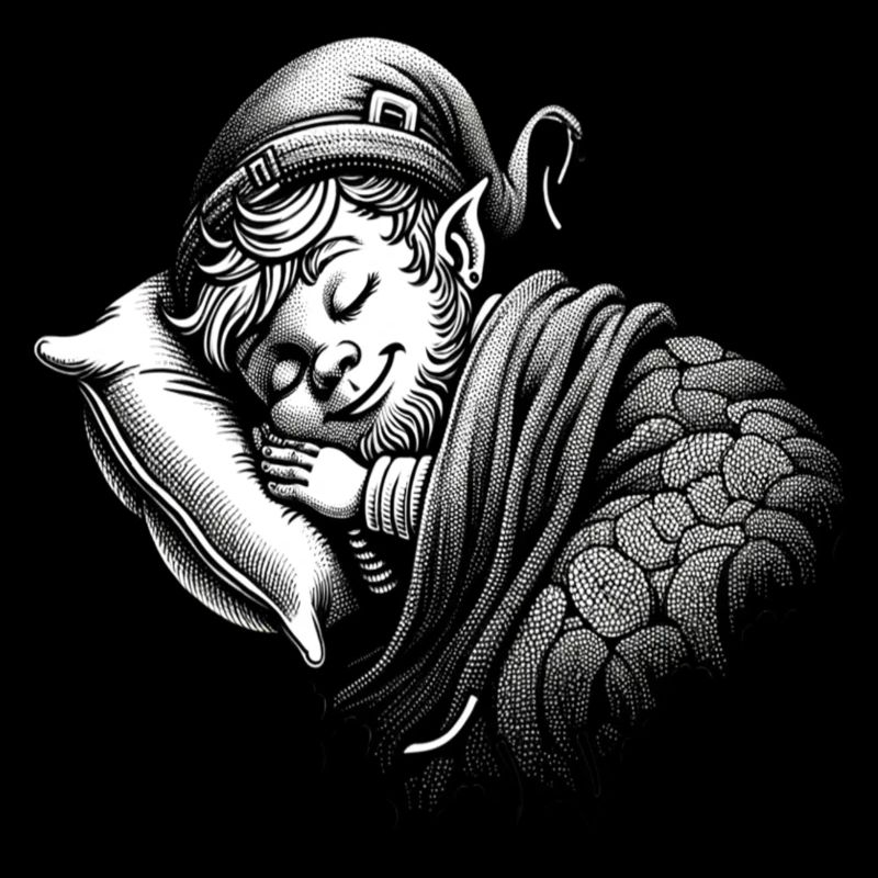 Sleeping Leprechaun (Irish Leprechaun)