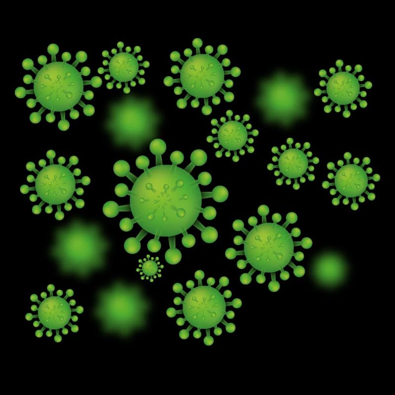 Virus bactéries Germes Corona Sars COVID19 cadeau