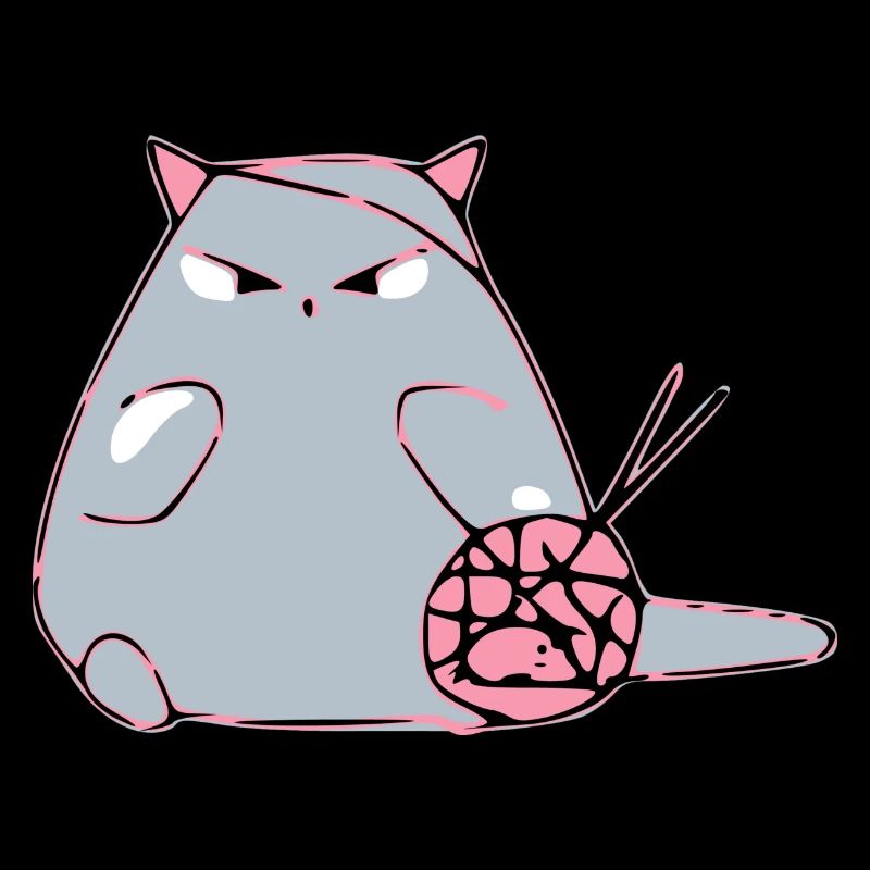 Dodi the cat that knits