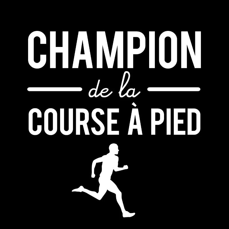 Champion course à pied courir