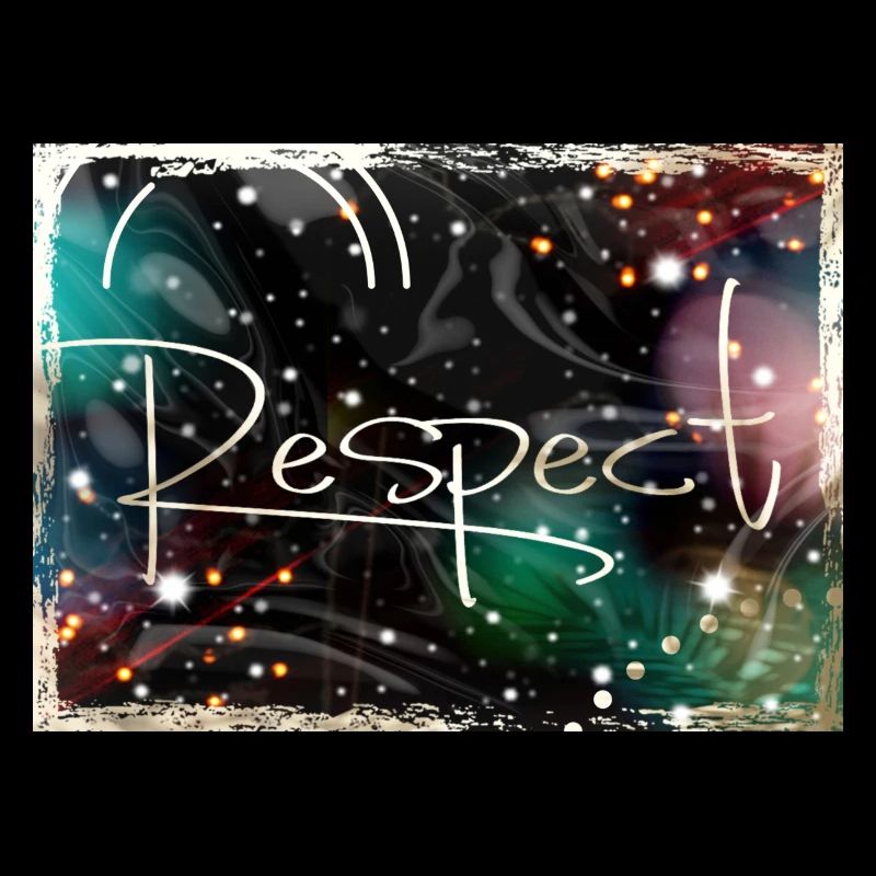 Respect Abstract Schrift
