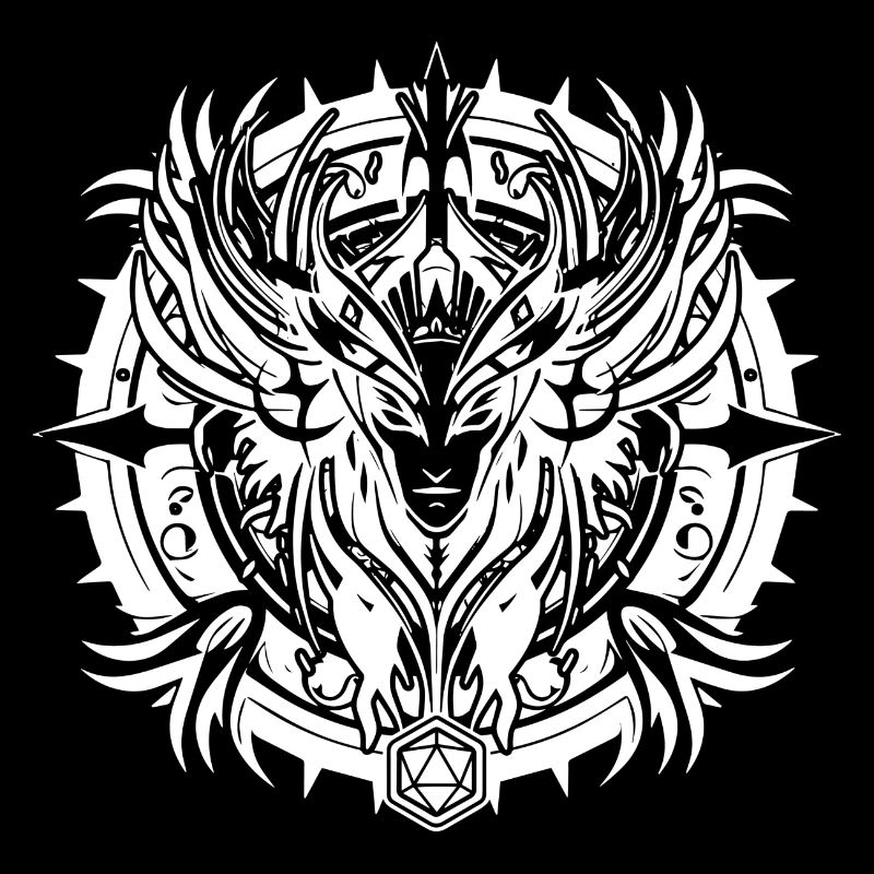 RPG logo spell circle