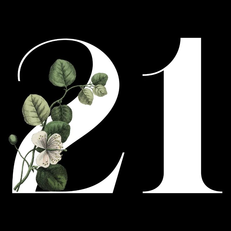Nummer 21 Blumengrün -21. Blumengeburtstag