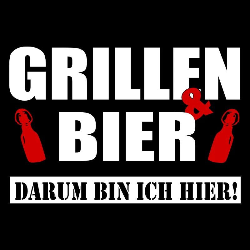 Grillen Und Bier Darum Bin Ich Hier Ehemann Papa