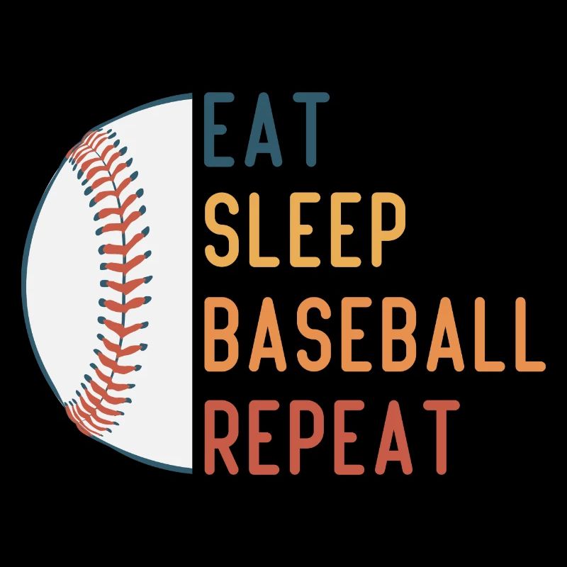 Eat Sleep Baseball Repeat