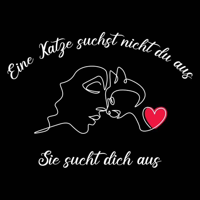 Eine Katze suchst nicht du aus, sie sucht dich aus