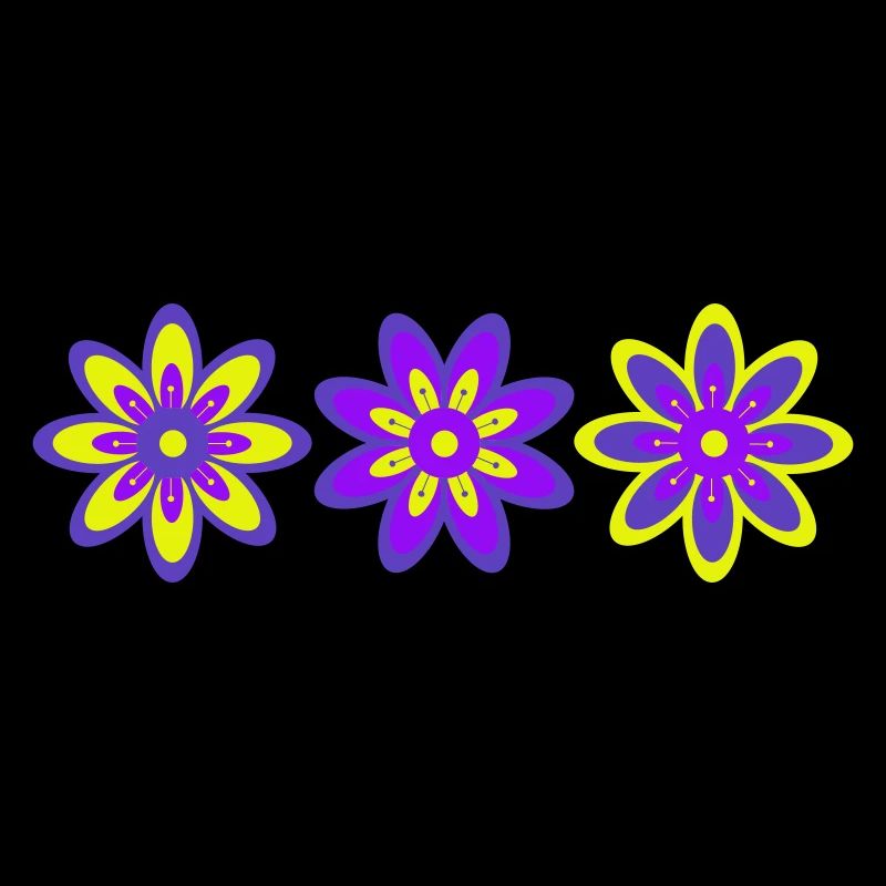 Fleurs violettes