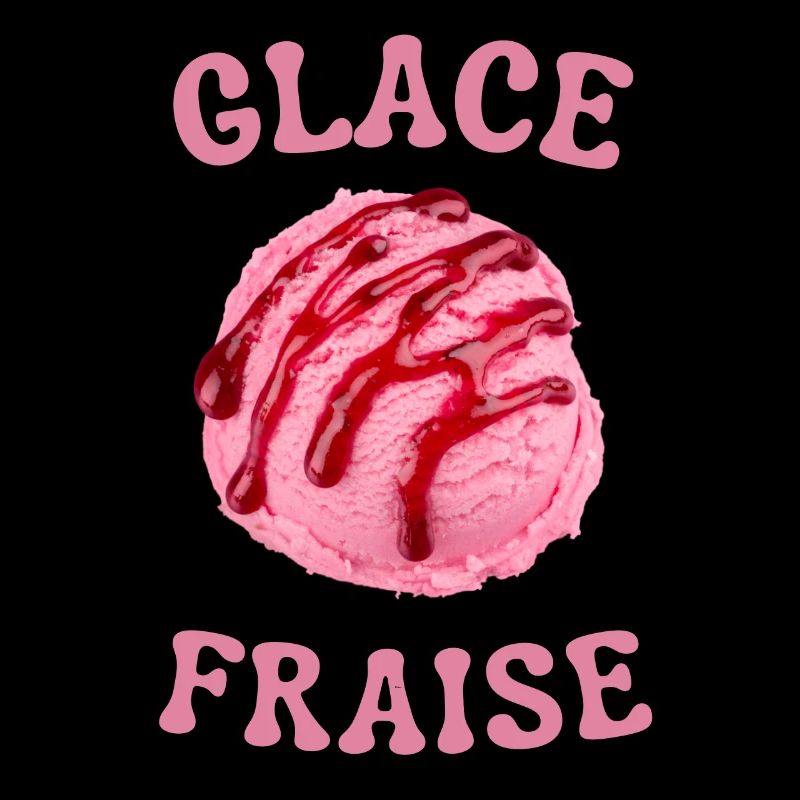 Juste une boule de glace à la fraise