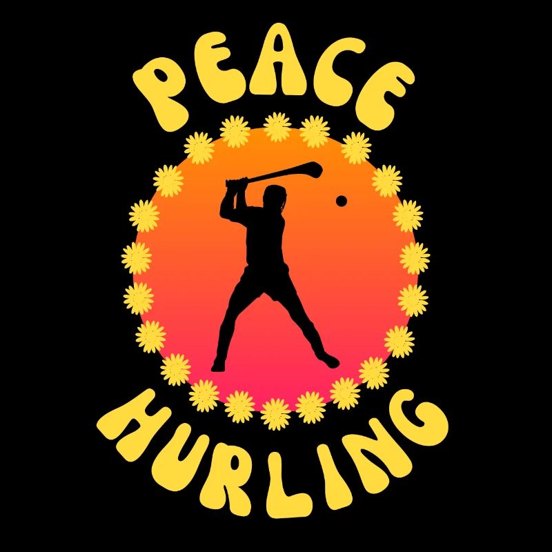 Hippie Hurling Player 70's