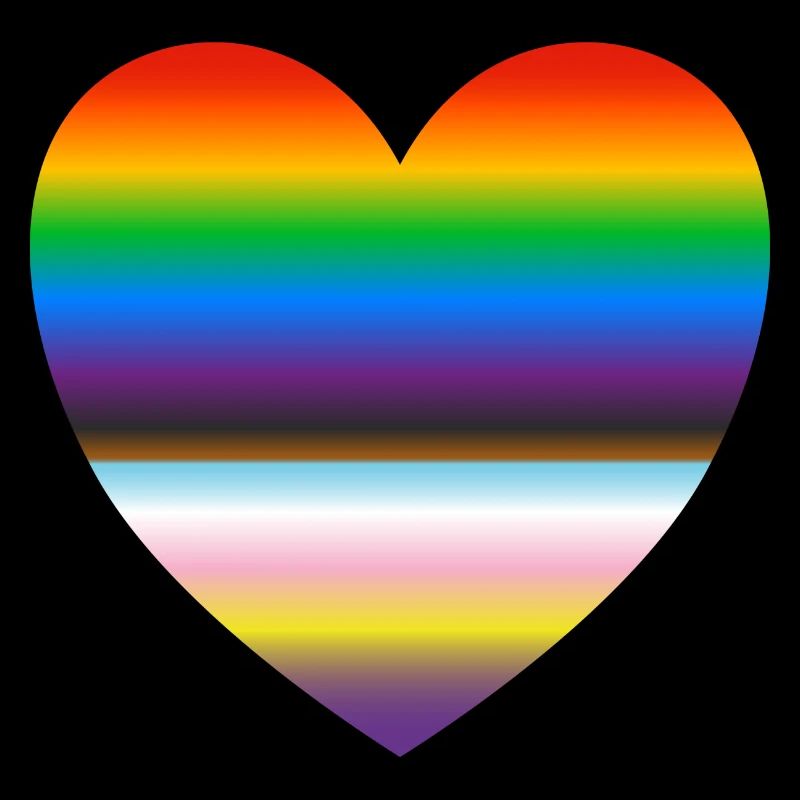Inclusive pride heart