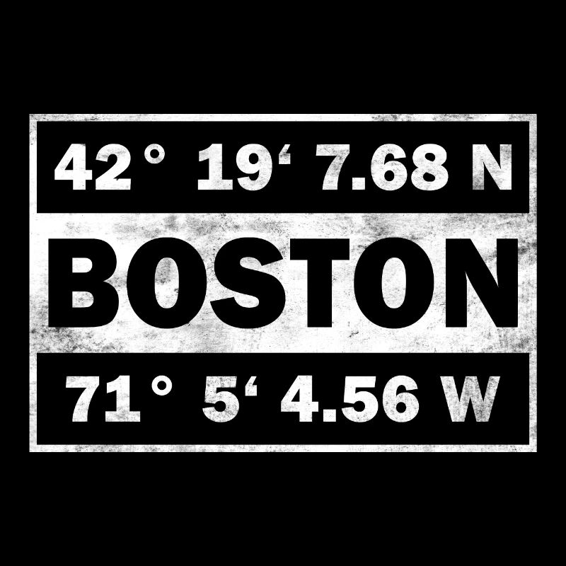 Coordonnées ville Boston États-Unis