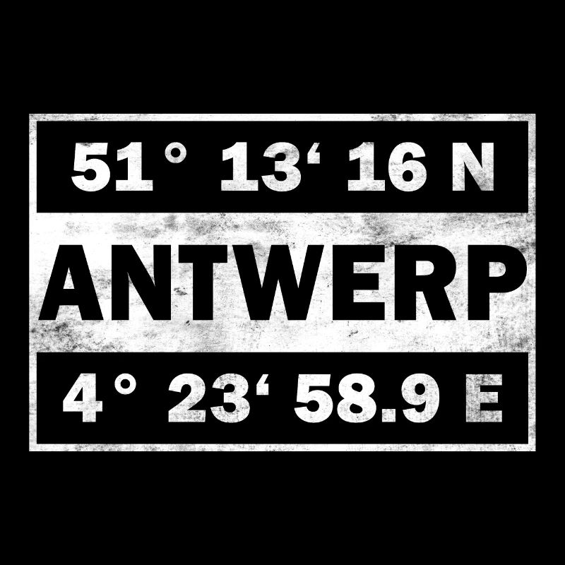Antwerp Koordinaten Belgien Antwerpen