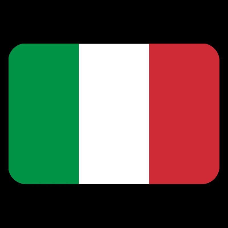 ITALY FLAG round corner 400 dpi