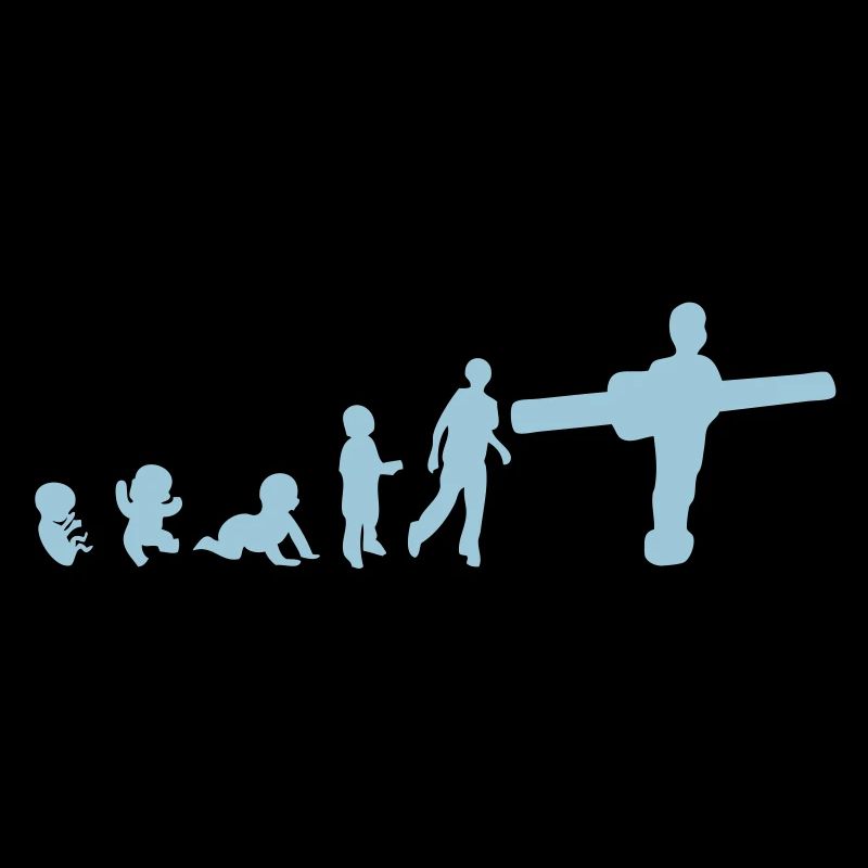 Evolution Figure character played football