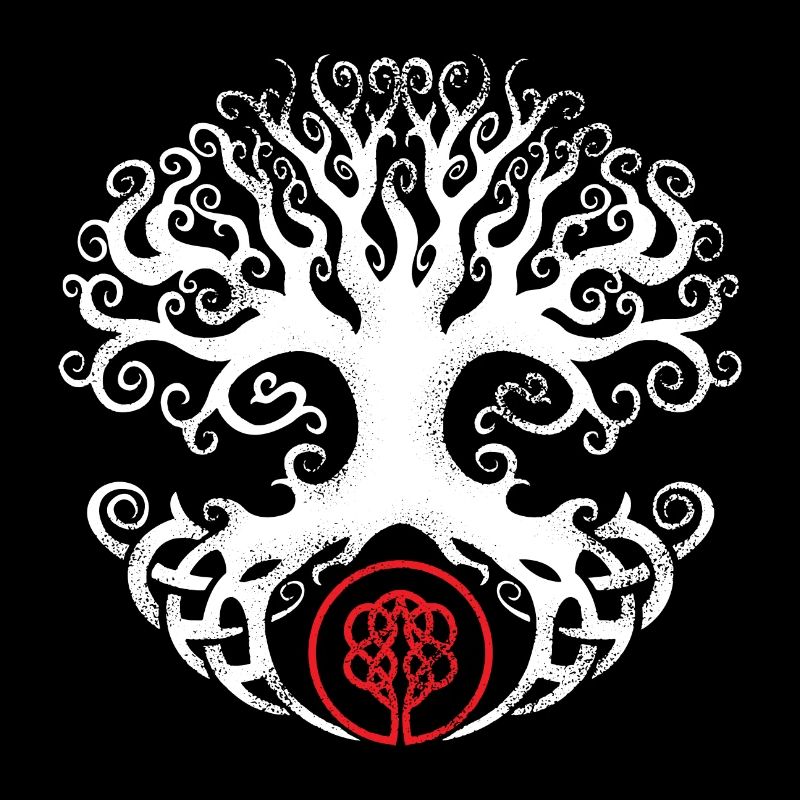 Wikinger Yggdrasil - Weltenbaum - Lebensbaum