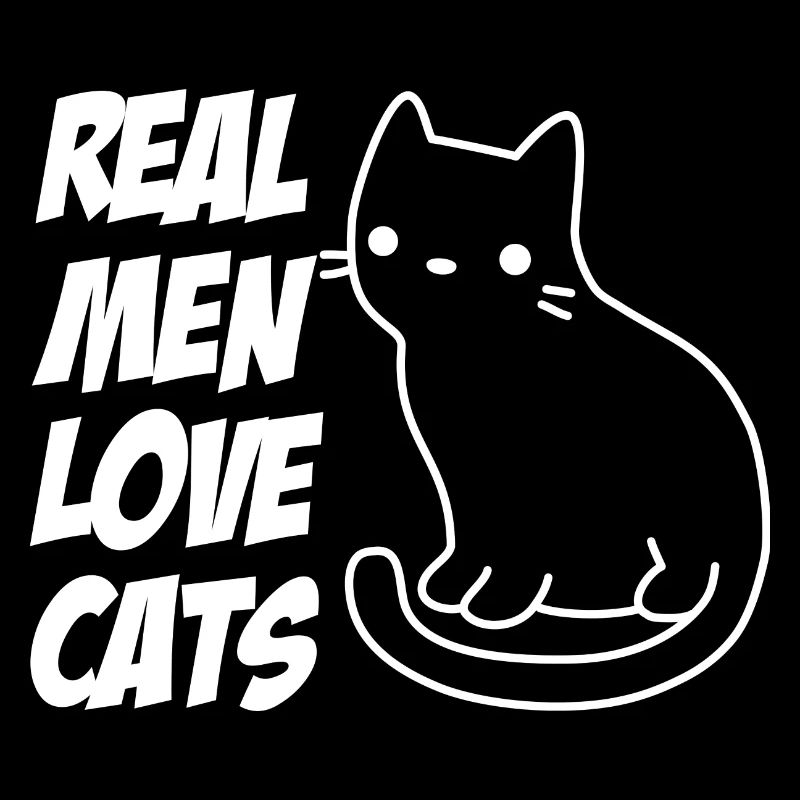 Les vrais hommes aiment les chats