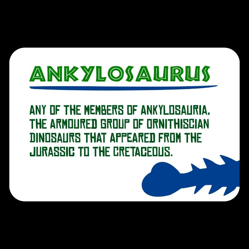 Dinosaurs: Ankylosaurus - interesting fact