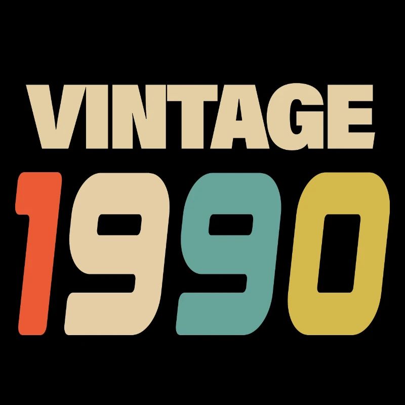 1990 Vintage Retro Classic 1990
