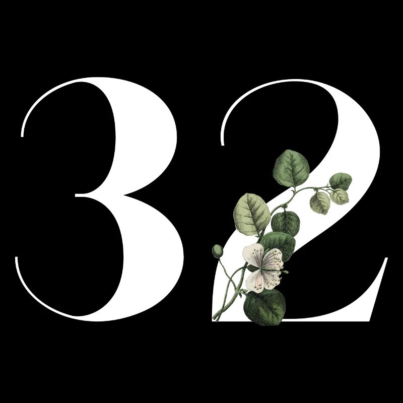 Nummer 32 Blumengrün - 32. Blumengeburtstag