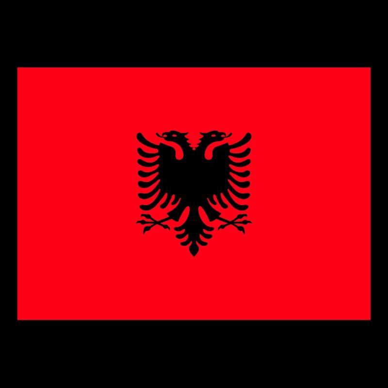 Albanie - drapeau