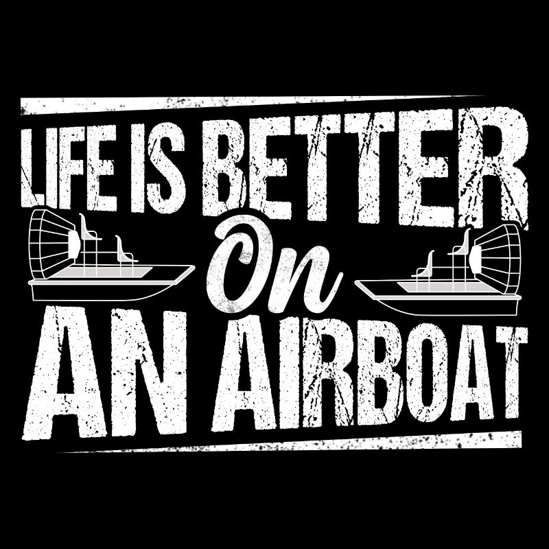 La vie est meilleure sur une hélice d’hydroplane d’hydroglisseur