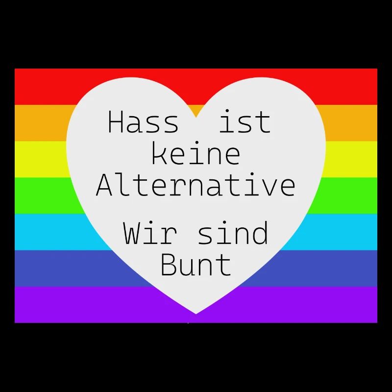 Hatred is not an alternative