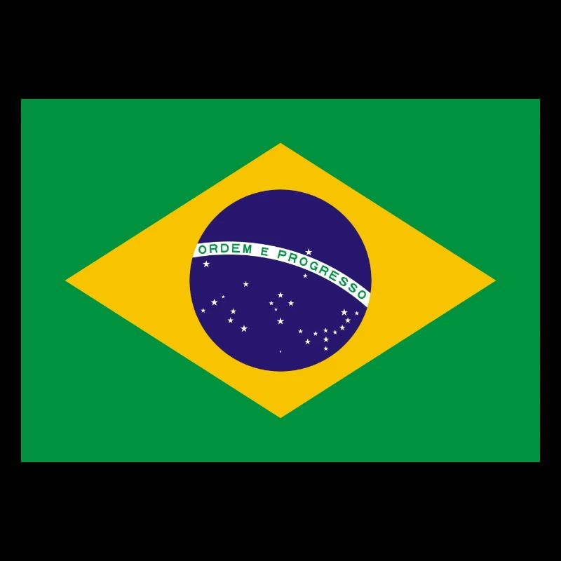 Brésil drapeau bannière