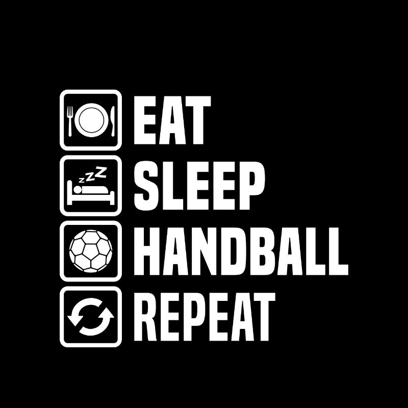 eat sleep handball repeat