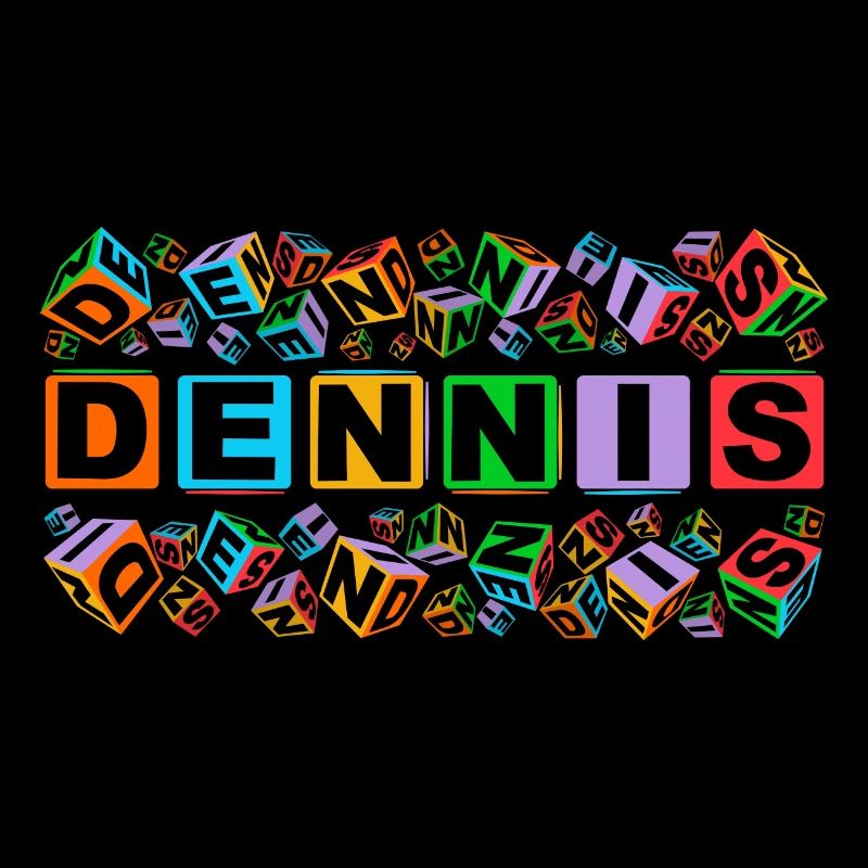 DENNIS colourful cubes