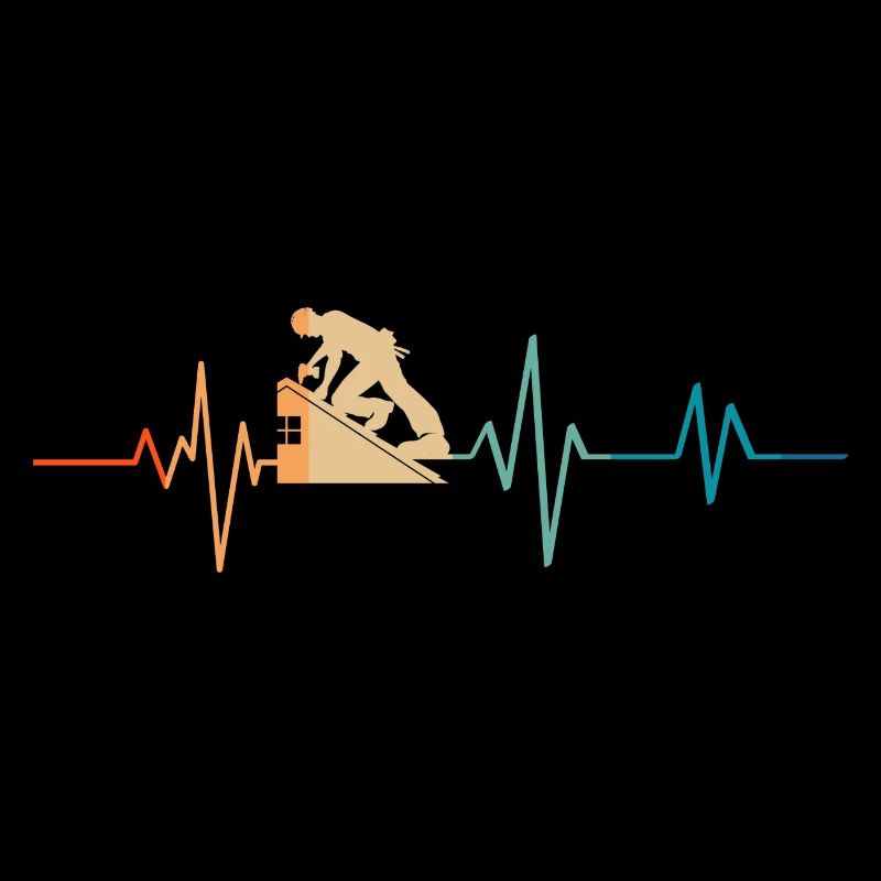 Heartbeat Retro Dachdecker