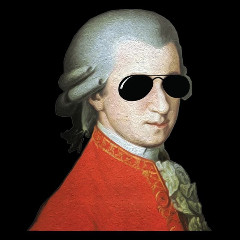 Mozart with sunglasses legend cool gift