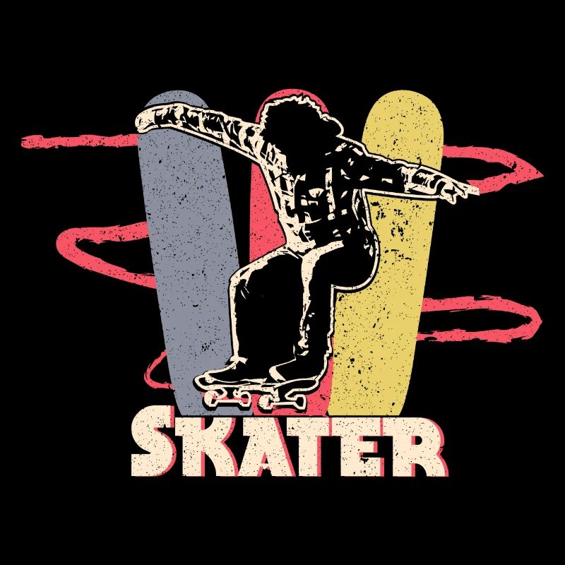 Retro skateboard