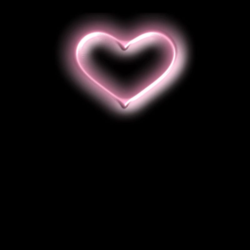 Herz, rosa Glow