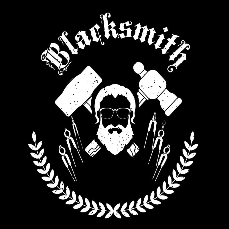 Blacksmith Schmeid Großvater Cool Style Mann