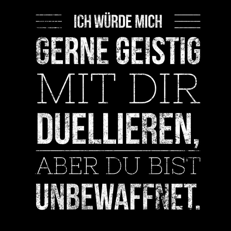 GEISTIG DUELLIEREN ABER UNBEWAFFNET GESCHENKIDEE