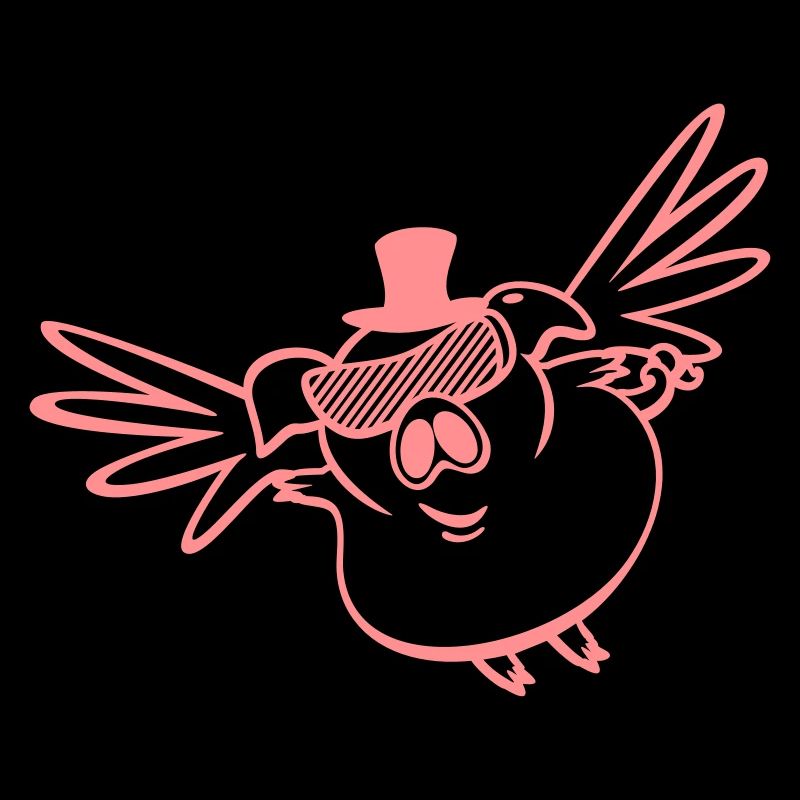 Fliegende Schweine / pig flying (2c)