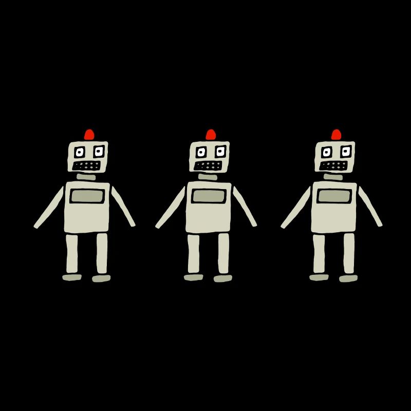 Robots, cartoon characters