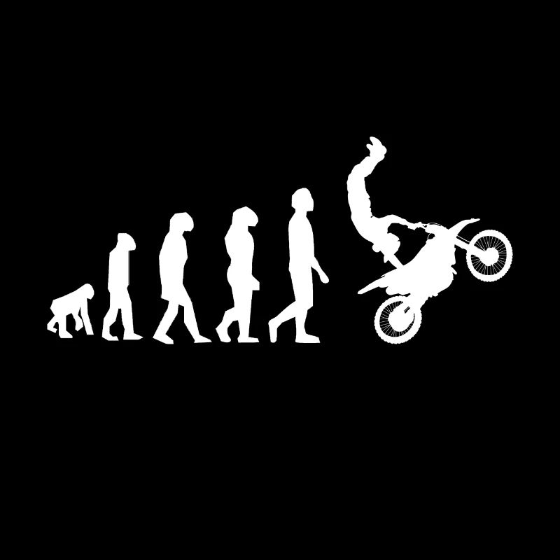 Roller Moped Motorrad Motocross Biker Evolution