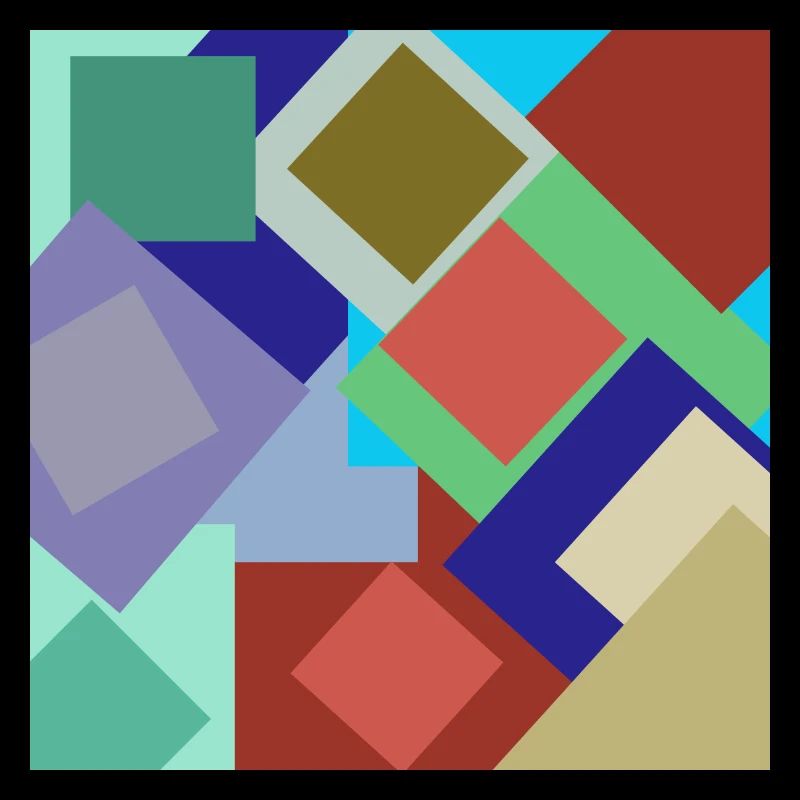 Squares and squares.