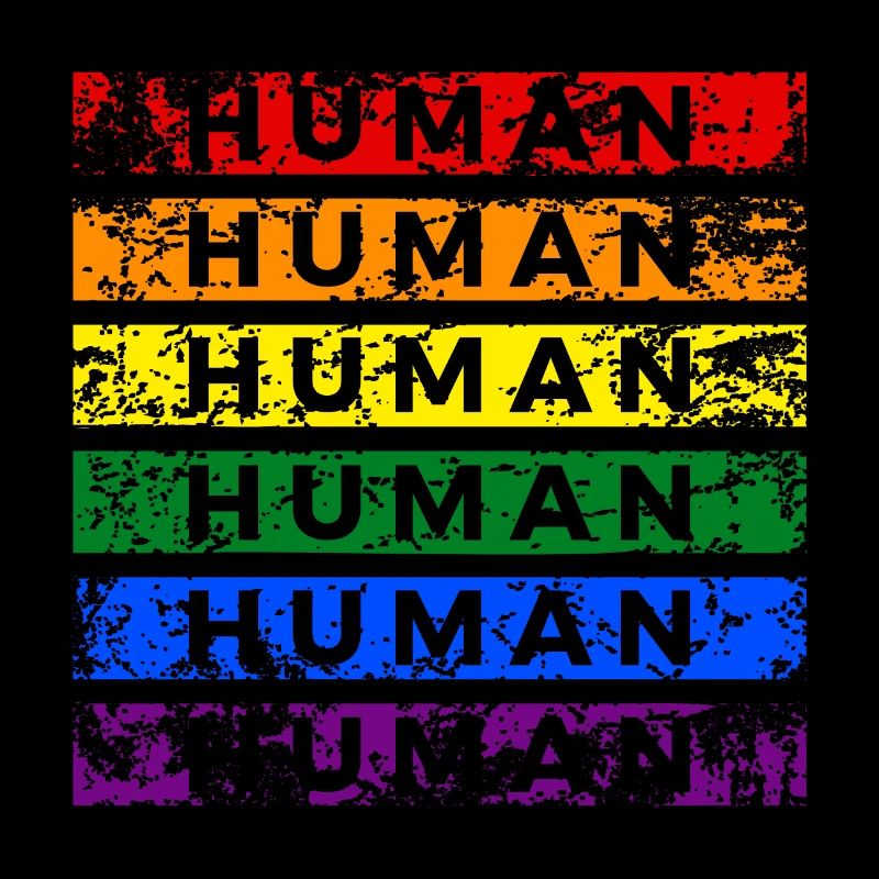 LGBT Human Mensch Regenbogen Geschenkidee