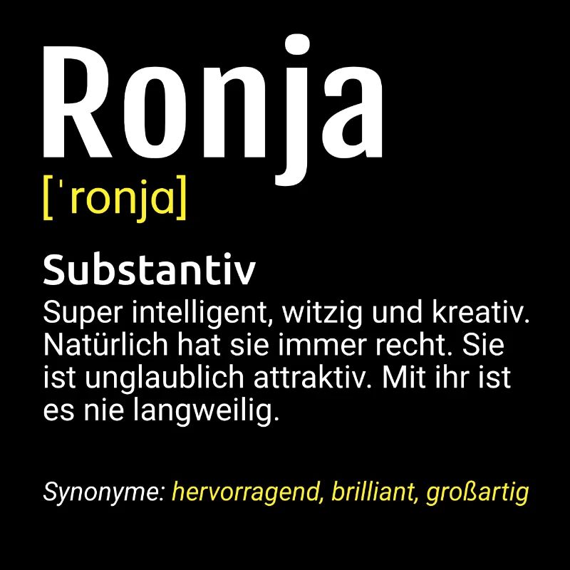 Ronja Name Definition