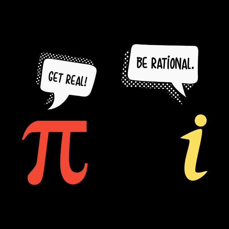 Math Quote Pi and imaginary number funny math