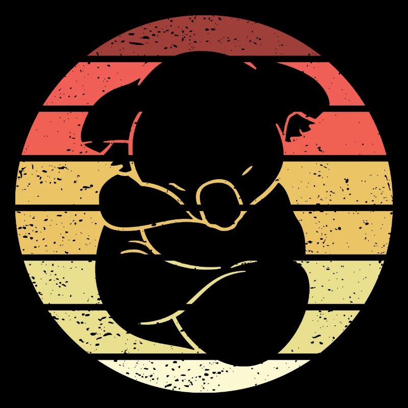 Koala Retro Style Vintage