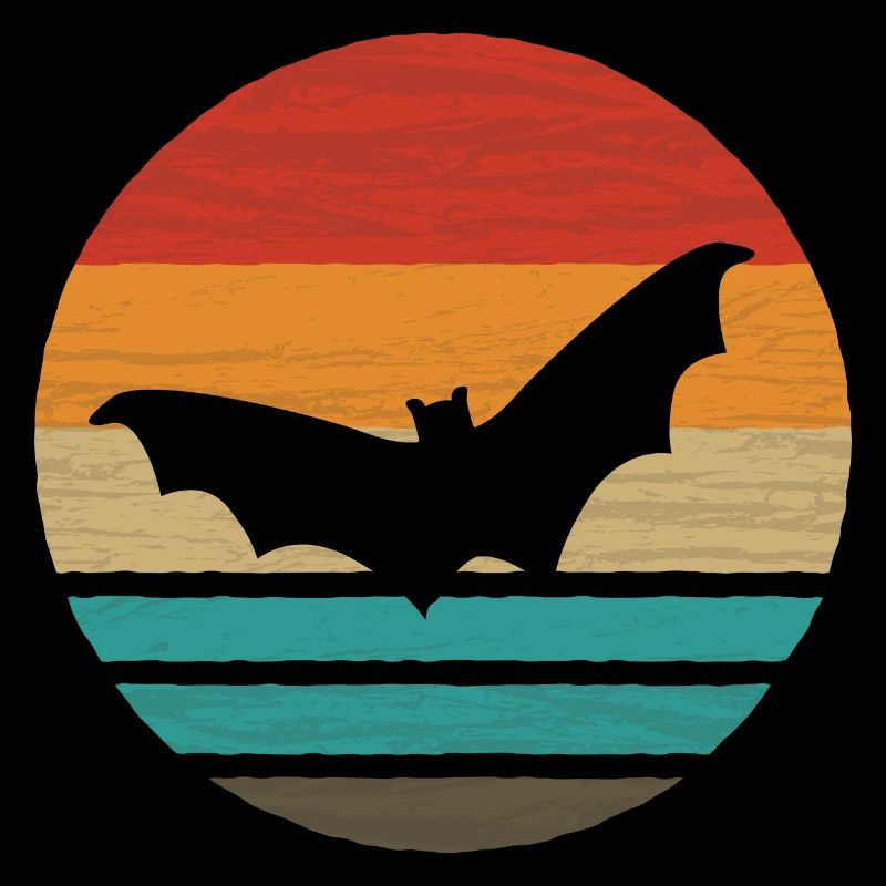 Fledermaus Retro Style Vintage