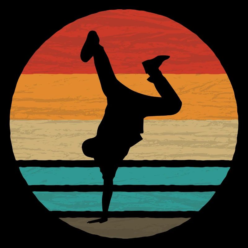 Breakdance Retro Style Vintage